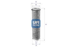 Vzduchový filtr UFI 27.054.00