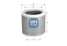Vzduchový filtr UFI 27.063.00
