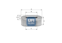 Vzduchový filtr UFI 27.079.00