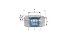 Vzduchový filtr UFI 27.071.01