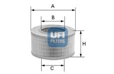 Vzduchový filtr UFI 27.956.00