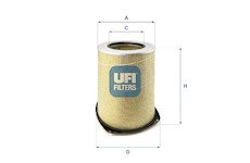 Vzduchový filtr UFI 27.285.00