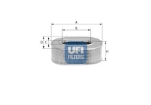 Vzduchový filtr UFI 27.580.00