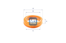 Vzduchový filtr UFI 27.728.00