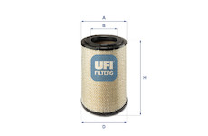 Vzduchový filtr UFI 27.736.00