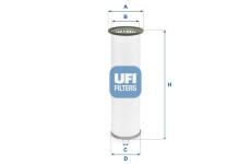 Vzduchový filtr UFI 27.D09.00