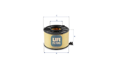 Vzduchový filtr UFI 27.G10.00