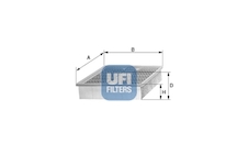 Vzduchový filtr UFI 30.040.00