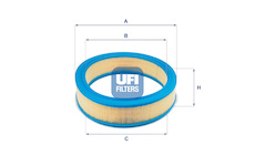 Vzduchový filtr UFI 30.118.01