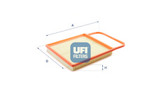 Vzduchový filtr UFI 30.196.00