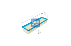 Vzduchový filtr UFI 30.262.00