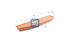 Vzduchový filtr UFI 30.395.00