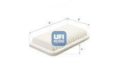 Vzduchový filtr UFI 30.553.00