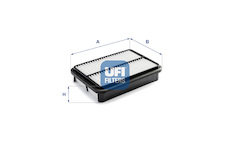 Vzduchový filtr UFI 30.601.00