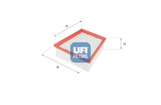 Vzduchový filtr UFI 30.687.00