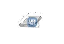 Vzduchový filtr UFI 30.906.00