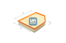 Vzduchový filtr UFI 30.A62.00