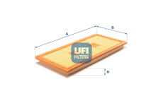 Vzduchový filtr UFI 30.A72.00