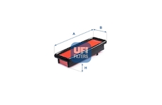 Vzduchový filtr UFI 30.B76.00