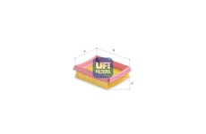 Vzduchový filtr UFI 30.D83.00