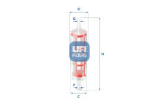 palivovy filtr UFI 31.015.00