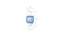 palivovy filtr UFI 31.028.00