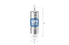 palivovy filtr UFI 31.508.00