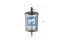palivovy filtr UFI 31.561.00
