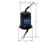 palivovy filtr UFI 31.520.00