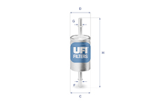 palivovy filtr UFI 31.740.03