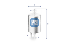 Palivový filtr UFI 31.831.00