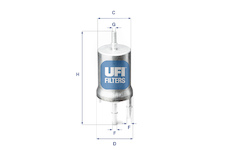 Palivový filtr UFI 31.845.00