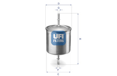 palivovy filtr UFI 31.846.00