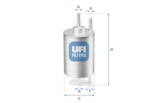palivovy filtr UFI 31.958.00
