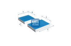 Filtr, vzduch v interiéru UFI 34.164.00