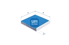 Filtr, vzduch v interiéru UFI 34.284.00
