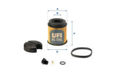 Filtr močoviny UFI 44.001.00
