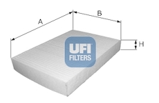 Filtr, vzduch v interiéru UFI 53.183.00