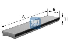 Filter vnútorného priestoru UFI 53.016.00