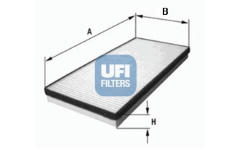 Filtr, vzduch v interiéru UFI 53.061.00