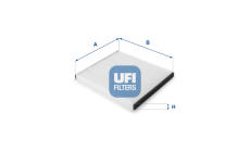 Filtr, vzduch v interiéru UFI 53.050.00