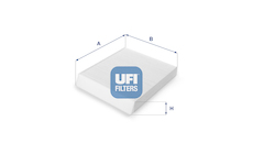 Filtr, vzduch v interiéru UFI 53.087.00