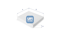 Filtr, vzduch v interiéru UFI 53.093.00