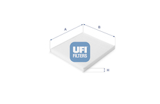 Filtr, vzduch v interiéru UFI 53.112.00