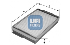 Filtr, vzduch v interiéru UFI 53.139.00