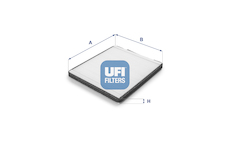 Filtr, vzduch v interiéru UFI 53.141.00