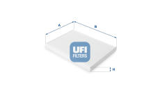 Filtr, vzduch v interiéru UFI 53.146.00