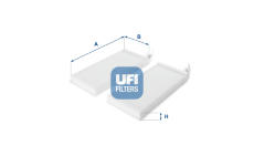 Filtr, vzduch v interiéru UFI 53.164.00