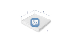 Filtr, vzduch v interiéru UFI 53.215.00
