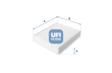 Filtr, vzduch v interiéru UFI 53.224.00